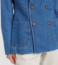 Polo Ralph Lauren Double-breasted denim blazer