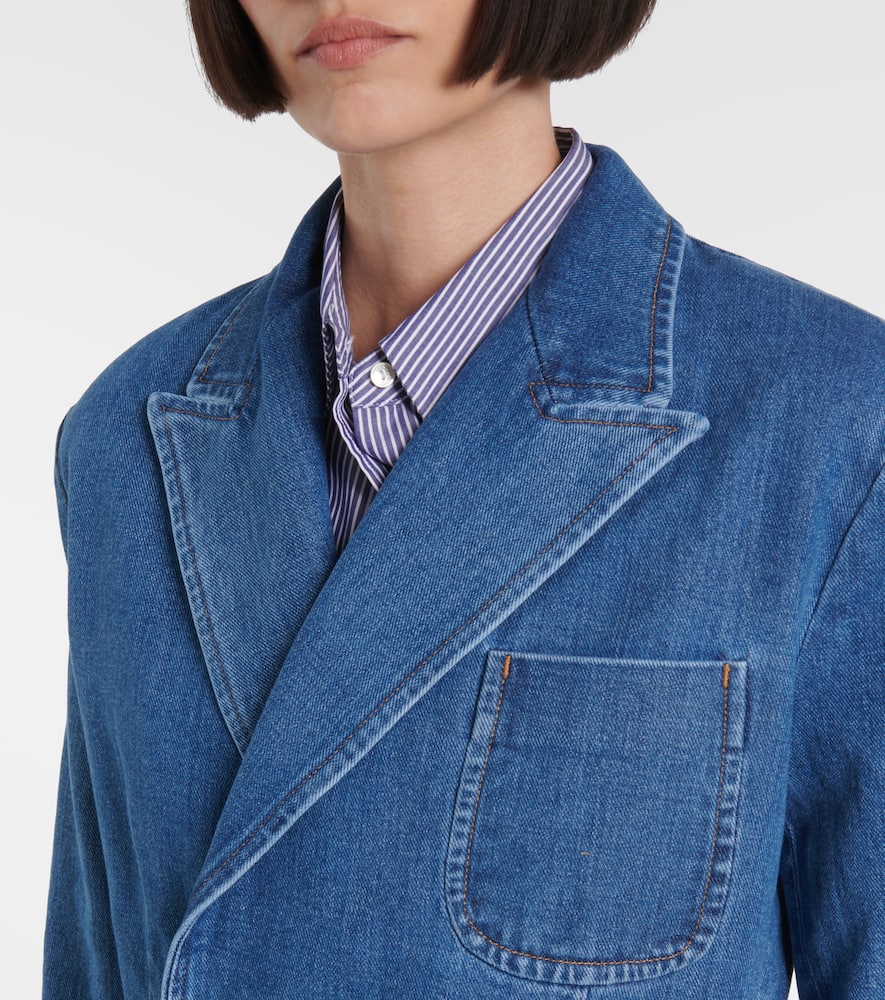 Polo Ralph Lauren Double-breasted denim blazer