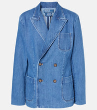Polo Ralph Lauren Double-breasted denim blazer