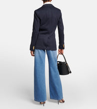 Polo Ralph Lauren Embroidered cotton-blend blazer