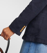 Polo Ralph Lauren Embroidered cotton-blend blazer