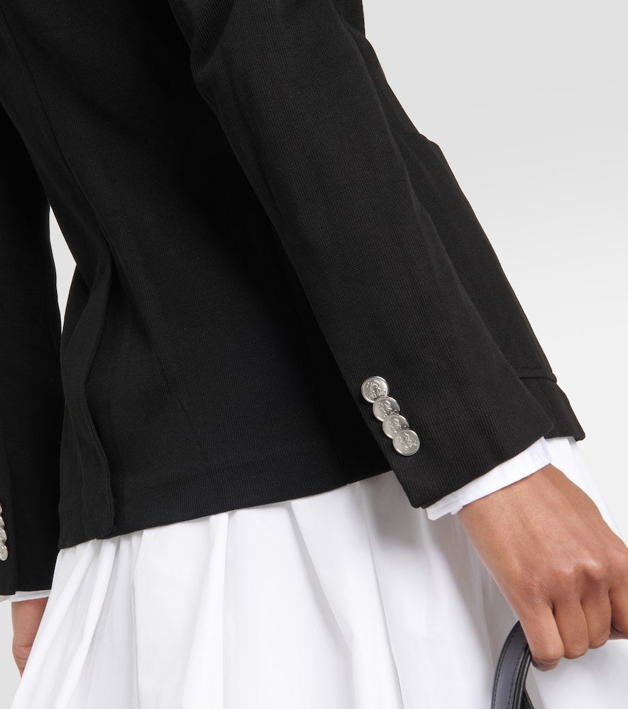 Polo Ralph Lauren Embroidered cotton-blend blazer