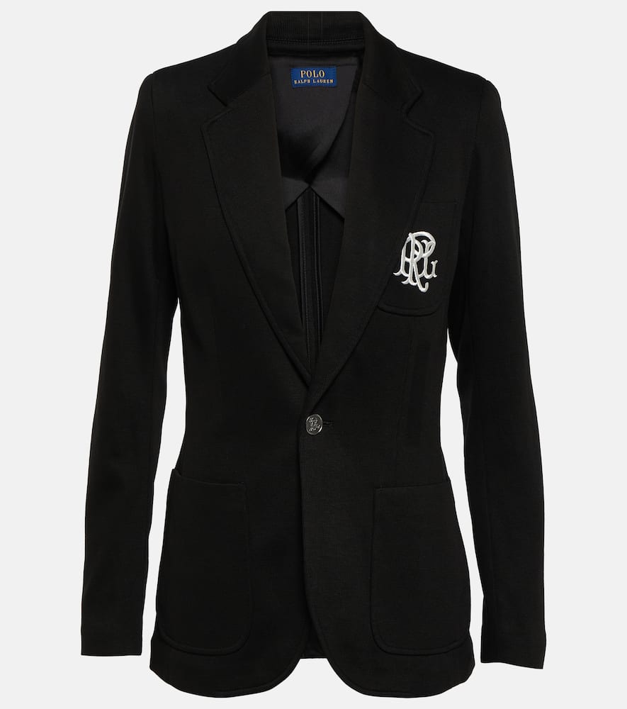 Polo Ralph Lauren Embroidered cotton-blend blazer