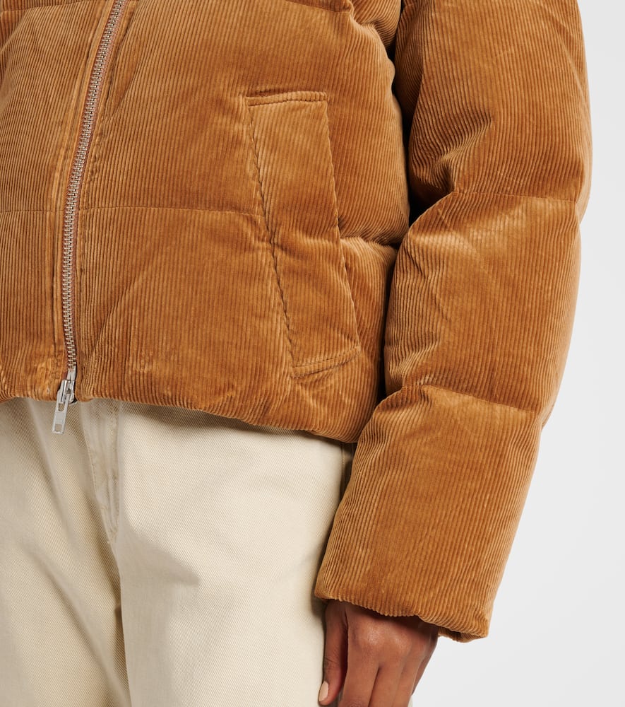 Polo Ralph Lauren Faux fur-trimmed corduroy down jacket
