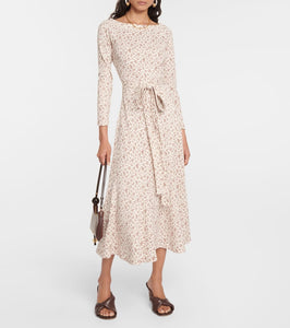 Polo Ralph Lauren Floral jacquard cotton midi dress