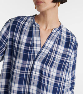 Polo Ralph Lauren Plaids linen maxi dress