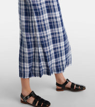 Polo Ralph Lauren Plaids linen maxi dress