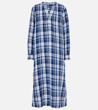 Polo Ralph Lauren Plaids linen maxi dress