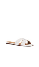 Polo Ralph Lauren Shiny Drum Pebble Sandal in White