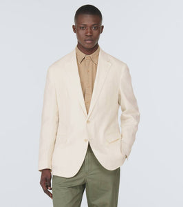 Polo Ralph Lauren Single-breasted linen blazer