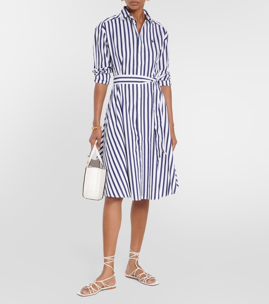 Polo Ralph Lauren Striped cotton midi shirt dress