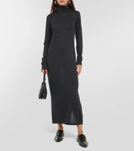 Polo Ralph Lauren Wool-blend turtleneck midi dress