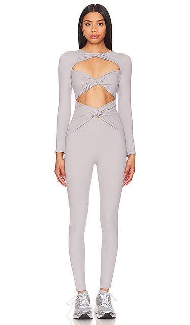 Port de Bras Lauren Long Sleeve Suit in Grey - Port de Bras - Lauren - Costume à manches longues - Gris - Port de Bras Lauren 灰色长袖西装 - Port de Bras Lauren Langarmanzug in Grau - Port de Bras Lauren 긴팔 슈트 그레이 색상 - Abito a maniche lunghe Port de Bras Lauren in grigio
