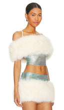 Poster Girl Bonny Fur Top in Teal