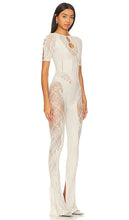 Poster Girl Delphine Jumpsuit Shapewear Short Sleeve Jumpsuit in Cream