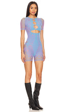 Poster Girl Dinero Playsuit in Blue
