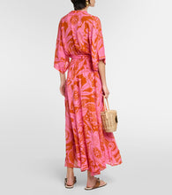 Poupette St Barth Adha floral wrap dress