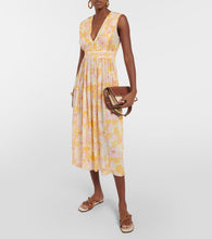 Poupette St Barth Agnes floral midi dress