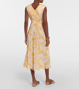 Poupette St Barth Agnes floral midi dress