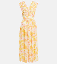 Poupette St Barth Agnes floral midi dress