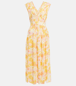 Poupette St Barth Agnes floral midi dress