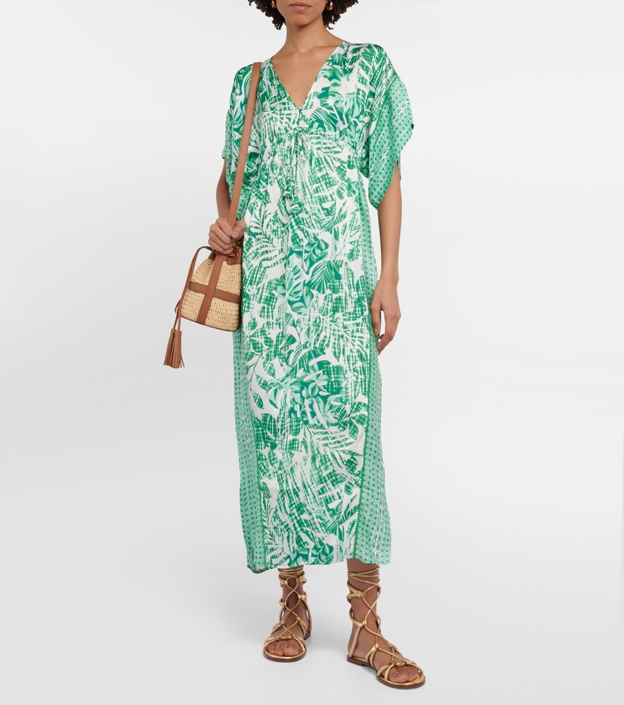 Poupette St Barth Amaya printed kaftan