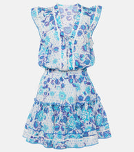 Poupette St Barth Anais printed cotton minidress. Poupette St Barth Anais 印花棉质迷你连衣裙