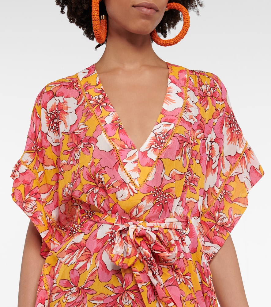 Poupette St Barth Andrea floral kaftan