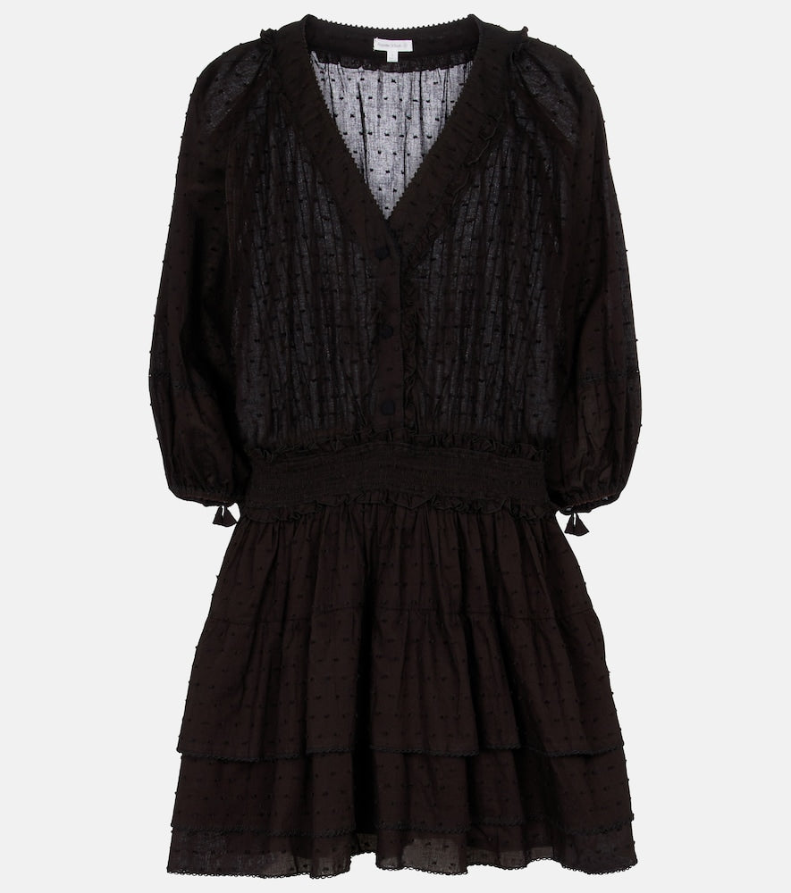 Poupette St Barth Ariel cotton minidress. Poupette St Barth Ariel 棉质迷你连衣裙