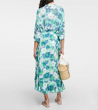 Poupette St Barth Aude floral midi skirt