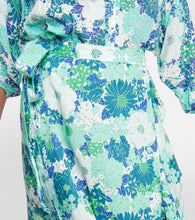 Poupette St Barth Aude floral midi skirt