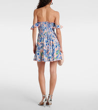 Poupette St Barth Aurora floral minidress