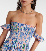 Poupette St Barth Aurora floral minidress