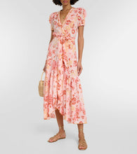 Poupette St Barth Baba floral cotton wrap dress