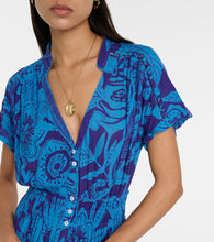 Poupette St Barth Becky printed midi dress