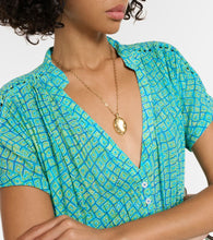 Poupette St Barth Becky printed midi dress