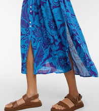 Poupette St Barth Becky printed midi dress