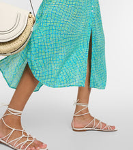 Poupette St Barth Becky printed midi dress
