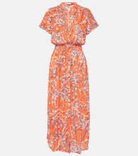 Poupette St Barth Becky printed midi dress