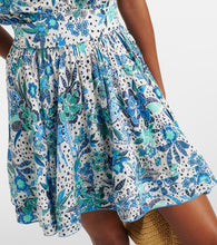 Poupette St Barth Bessie floral pleated minidress