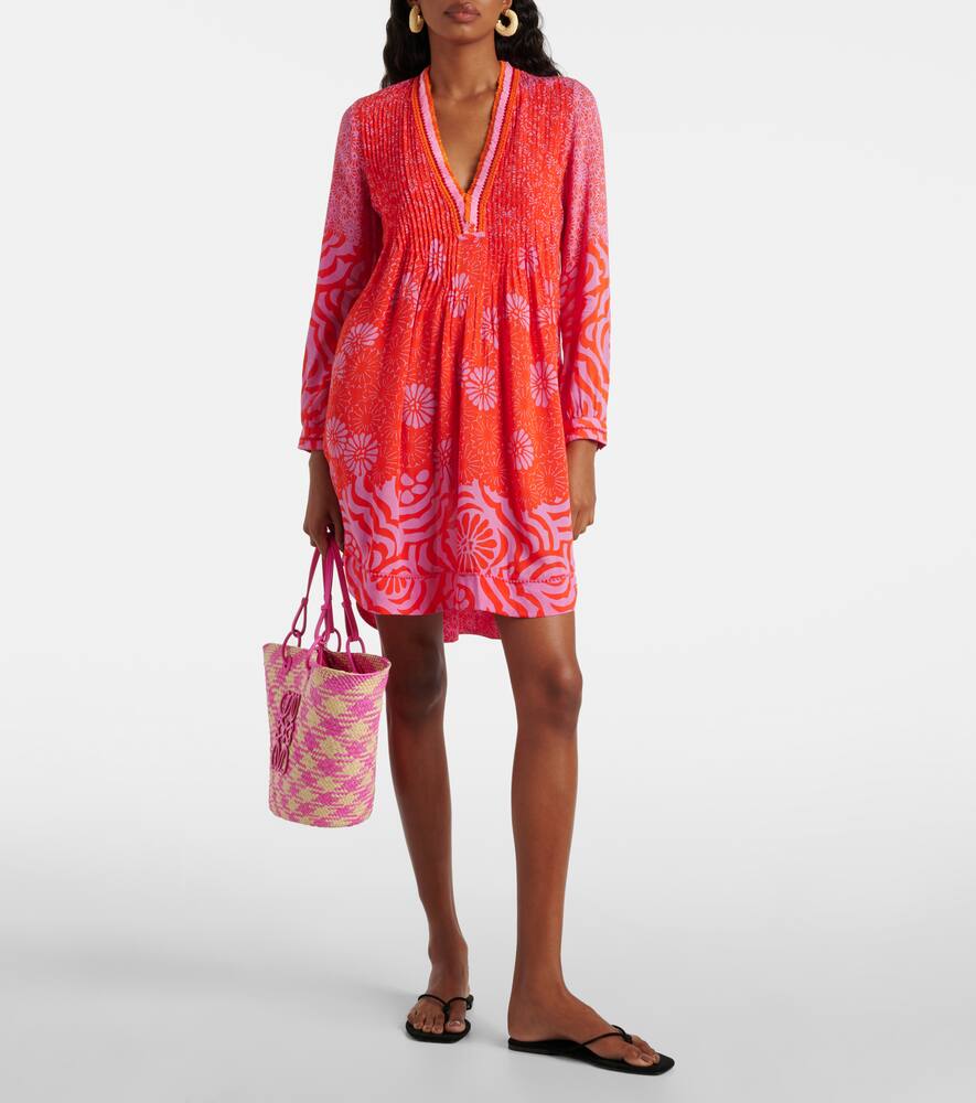 Poupette St Barth Bessie printed minidress
