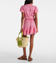 Poupette St Barth Bibi printed tiered minidress