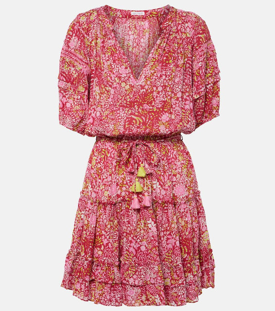 Poupette St Barth Bona floral minidress