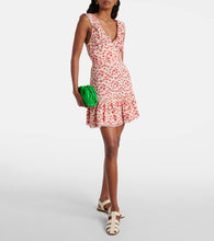 Poupette St Barth Bruna polka-dot ruffled minidress
