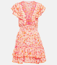 Poupette St Barth Camila floral minidress. Poupette St Barth Camila 花卉迷你连衣裙