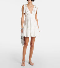 Poupette St Barth Cara broderie anglaise cotton minidress