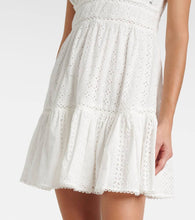 Poupette St Barth Cara broderie anglaise cotton minidress