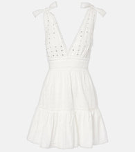 Poupette St Barth Cara broderie anglaise cotton minidress