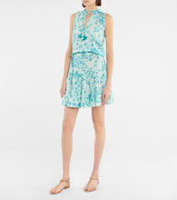 Poupette St Barth Clara tasseled printed minidress