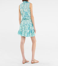 Poupette St Barth Clara tasseled printed minidress